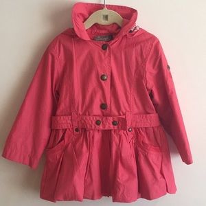 Jean Bourget Trench Coat, Girls Sz 3A